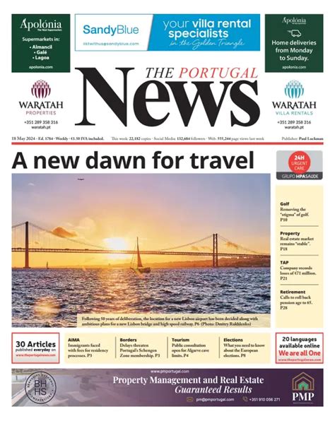portugal newspapers and websites in english